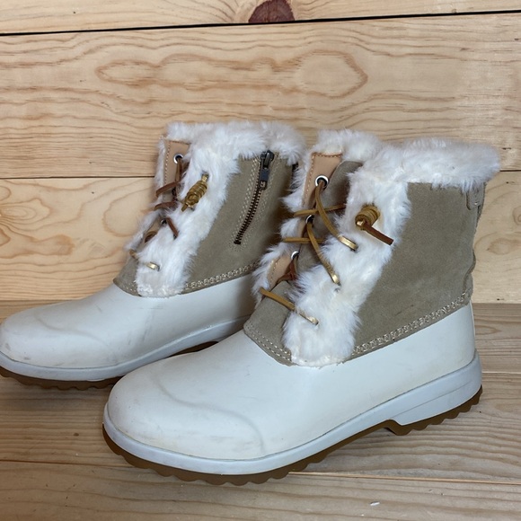 Sperry women's maritime repel suede snow boots size 8 1/2 - Picture 2 of 14